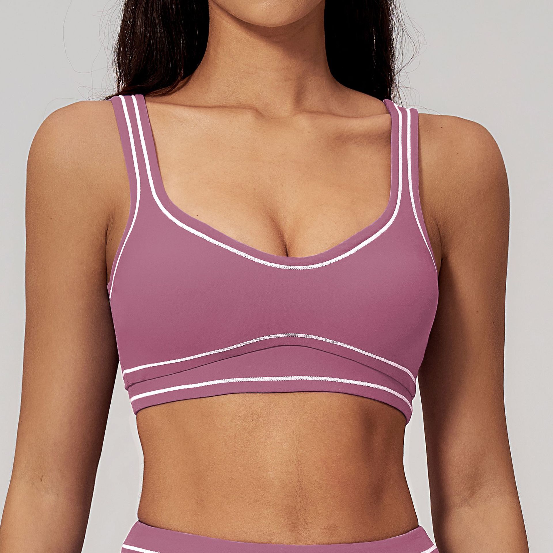 2026 Yoga Bra Women Sports Bra - Bralette Triangle Set 评论和价格